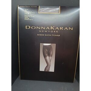 Vintage Pantyhose 1995 DK Sheer Satin  Toner DK Taupe Style A16 Tall